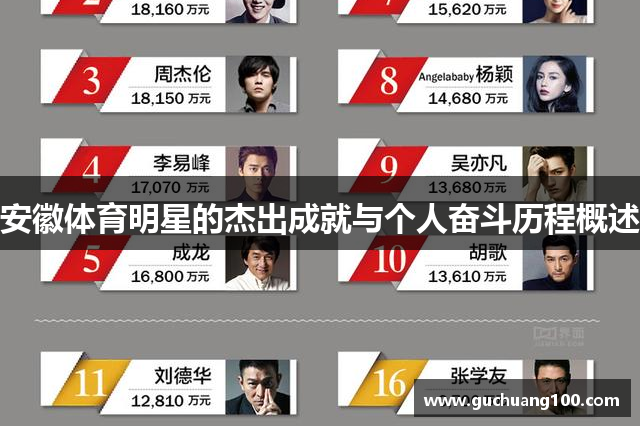 安徽体育明星的杰出成就与个人奋斗历程概述